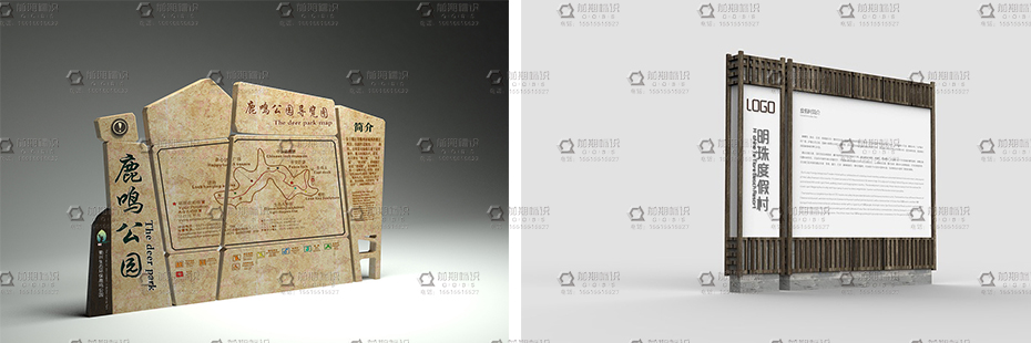 景區(qū)全景圖標識