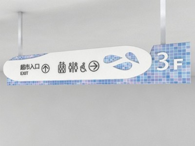 商場懸掛式標(biāo)識牌