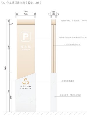 前期標識為一品酒店提供酒店標識標牌產品